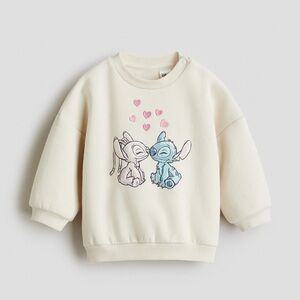 H&M Disney Cream Sweatshirt with Lilo Design